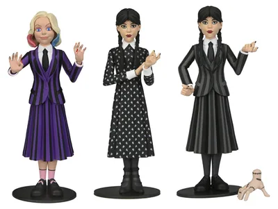 Produktbild von Wednesday Toony Terrors 6' Actionfiguren 3er Set