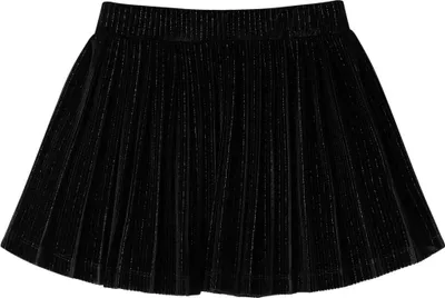 Produktbild von vidaXL Kinder-Faltenrock mit Polyester Schwarz 104