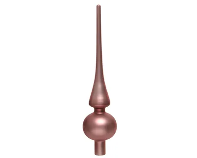 Produktbild von Christbaumspitze Glas 26cm samtpink matt