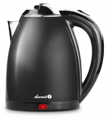 Zdjęcie produktu dla Elektryczny czajnik bezprzewodowy Lucznik WK-180, pojemność 1,8L, stal nierdzewna, moc 1800W, z grzałką