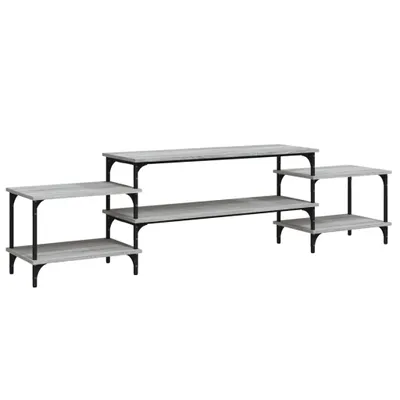 Produktbild von TV-Schrank Grau Sonoma 197x35x52 cm Holzwerkstoff