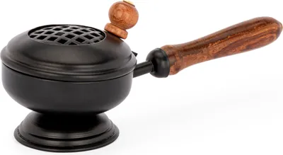 Produktbild von NKlaus 21cm Räucherpfanne Eisen schwarz Betriebsart Räucherkohle auf Sand für Weihrauch 14000