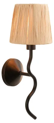 Immagine prodotto di Applique WRIGGLE nero opaco 1xE14x15W in metallo, dimensioni: 40x15x18 cm, IP20, Endon