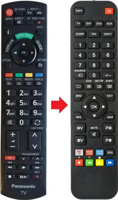 Produktbild von Fernbedienung passend für PANASONIC N2QAYB000490