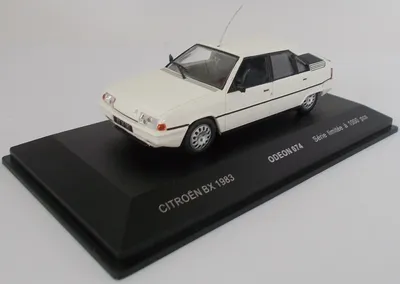 Produktbild von CITROEN BX 1983 weiß limitiert auf 1000 Exemplare, ODE074, Maßstab1/43, ODEON