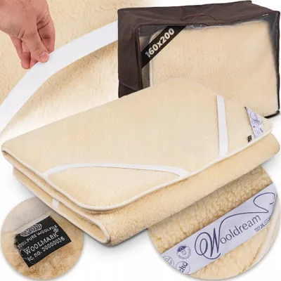 Produktbild von Wooldream Matratzenschoner 100% Merino Tumbler 160x200 cm