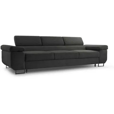 Produktbild von Sofa 3-Sitzer mit Schlaffunktion NAVIO, Farbe: Graphit (Poso34)