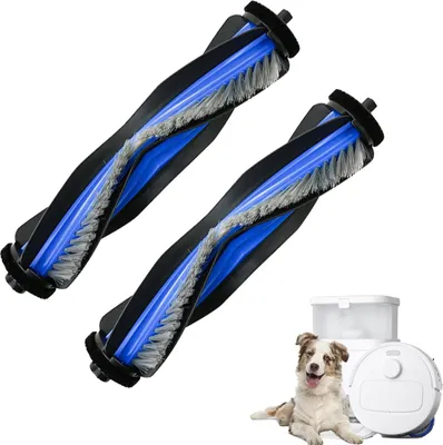Produktbild von 2 Stück Staubsaugerzubehör Hauptbürste für Ecovacs Deebot X9 Pro Omni Rollenbürsten, für Ecovacs Deebot T50 Max Pro Omni Saugroboter Ersatzteile