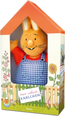 Produktbild von Handpuppe Karlchen aus der Serie Karlchen spielt im Karlchen-Haus Design, für kleine und große Hände