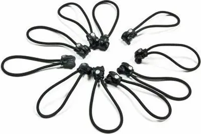 Zdjęcie produktu dla D'Addario Planet Waves PW-ECT-10 Elastic Ties 10 pcs Opaska do mocowania kabli 10