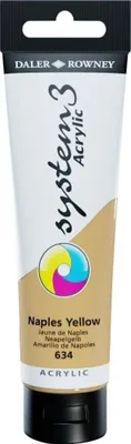 Obrázok produktu pre Daler-Rowney System3, 150 ml, Žltá, Rúra
