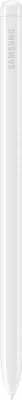 A plain white background with a beige Samsung S Pen.