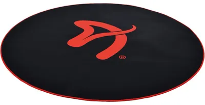 Image de Arozzi Zona Tapis de Protection de Sol Rond - 121 cm - Noir/Rouge