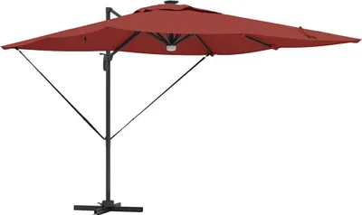 Immagine prodotto di Parasol Roma Rosso 286 x 284 x 270 cm Alluminio e Poliestere