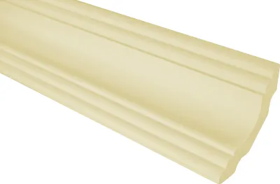 Produktbild von GRAND DECOR Stuckleisten Decke modern, PolyurethanHartschaum & Flexibel - 2m Deckenleisten glatt Rahmenleisten Deckenstuck zum kleben (10 Meter P801 flexi)