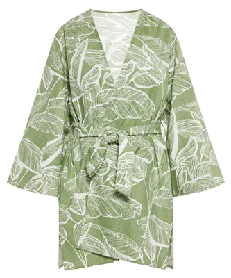 Produktbild von EVERA Damen Kimono - Grün Offwhite, L