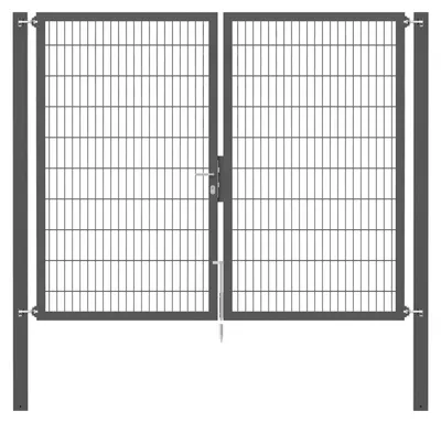Obrázek produktu pro Alberts 637149, flexibilní brána s příslušenstvím, barva antracit, šířka 250 cm, výška 200 cm