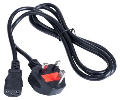Produktbild von Akyga Power Cable AK-AG-01A British CCA BS 1363 (Type G) / IEC C13 1.5 m UK
