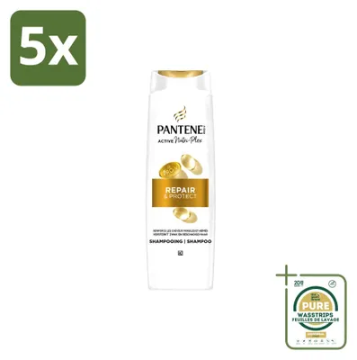 Productafbeelding van 5 x Pantene Pro-V Repair & Protect Shampoo - 250 ml - Voorraadverpakking - 5 stuks