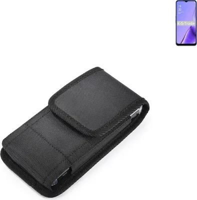 Produktbild von Holster Gürteltasche kompatibel mit Oppo A11x Holster Gürtel Tasche wasserabweisend Handy Hülle Schutz Hülle Outdoor schwarz K-S-Trade