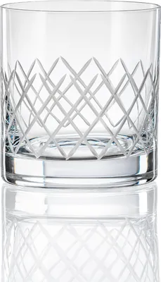 Produktbild von Wassergläser Whiskygläser Barline Kristallglas matt geschliffen 280 ml 4er Set  BM775 Bohemia Crystalex