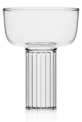 Trinkglas aus Borosilikatglas, handgefertigt, 28 cl, klar