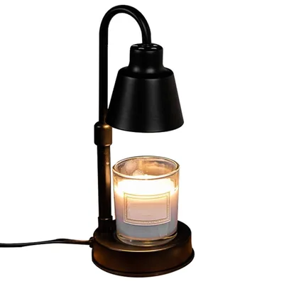 Produktbild von Kerzenwärmer Lampe mit Dimmer, Kerzenwärmerlampe, 50W Dimmbar, Vintage-Aromatherapie-Wachsschmelzlicht mit Timer und 2 Glühbirnen, für Wohnzimmer