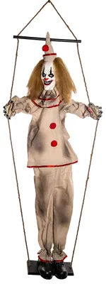 Produktbild von Sich schüttelnder Halloween Clown auf Schaukel 140 cm