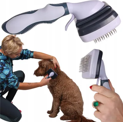 Immagine prodotto di Spazzola Autopulente Per Cani E Gatti Per Pettinare E Rimuovere Il Sottopelo
