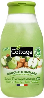 Image de Gel douche exfoliant COTTAGE Sucre & Pomme croquante 270 ml