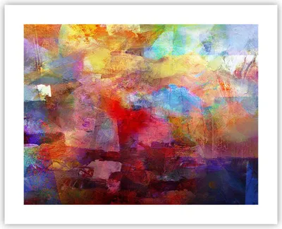Produktbild von Poster - Poster ohne Rahmen - Abstraktion modern - 50x40 cm - Wand Bild - Wanddeko - Wandbilder - Kunstposter - Wandposter - Bilder - Kunstdruck - Wanddekoration - Wandbild - P2XAA50x40-3574