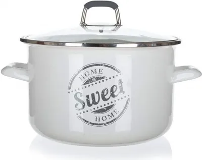 Obrázok produktu pre BANQUET Hrniec smaltovaný SWEET HOME 26 x 15 cm, 6 l, s pokrievkou