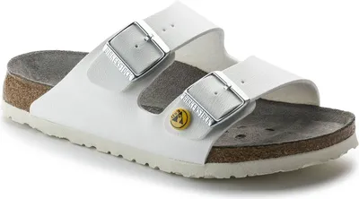 Produktbild von Birkenstock Arizona SL Herren-Sandale weiß EN ISO 20347:2012 SRA weiß  Größe 42