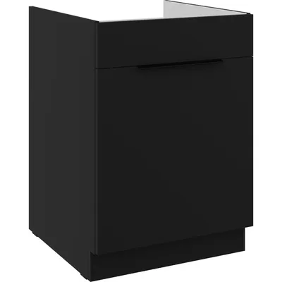 Immagine prodotto di Mobile base per lavello SAJU - larghezza 60 cm, nero