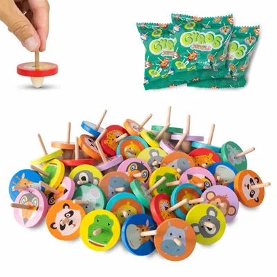 Produktbild von BONNYCO Kreisel für Kinder, Stück 40 Mitgebsel Kindergeburtstag Gastgeschenke. K