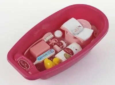 Produktbild von Puppen-Badewanne 50cm 12tlg