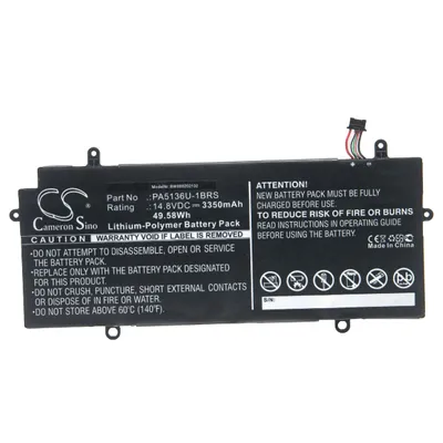 Produktbild von vhbw Akku kompatibel mit Toshiba Satellite Z30-A-1E8, Z30-A-1E9, Z30-A-1J1, Z30-B-100 Notebook (3350mAh, 14,8V, Li-Polymer)