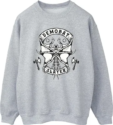 Produktbild von Netflix - "Stranger Things Demobat Slayer" Sweatshirt für Herren BI44921 (XXL) (Grau)