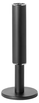 Produktbild von RITMO Leuchter - H.23,7cm - schwarz/silber - Aluminium/Edelstahl/Eisen