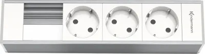 Produktbild von Kindermann Module Panel for 4 Plates - Steckdosengehäuse