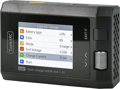 Produktbild von ToolkitRC M8P LiPo 1-8S 20A Ladegerät DC 7-35V