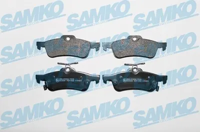 Produktbild von SAMKO Bremsbeläge Satz Hinten Bremsklötze für TOYOTA Yaris Schrägheck (P9) 5SP1458