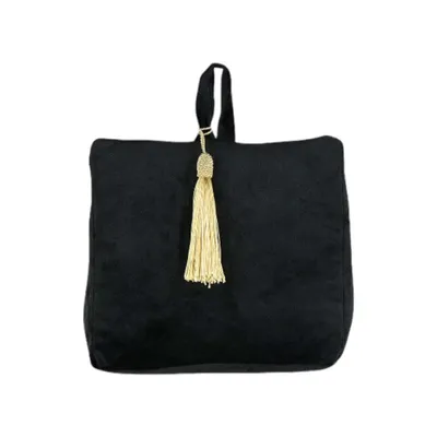 Produktbild von Mars & More Turstopper - Samt - Farbe schwarz - 17 cm