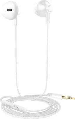 Image de Akashi, Casque filaire avec jack 3,5 mm et microphone intégré, blanc