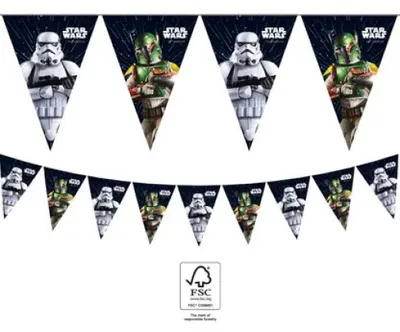 Produktbild von Star Wars Galaxy Fahnenkette2,3 m