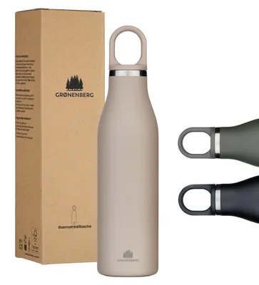 Zdjęcie produktu dla Solidchoice - Butelka na napoje ze stali nierdzewnej, 500 ml lub 750 ml. Termos