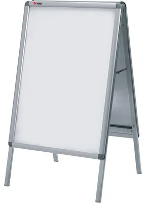 Obrázek produktu pro Nobo A Frame A0, Rámeček na jeden obrázek, Hliník, Šedá, 790 mm, 893 mm, 1428 mm