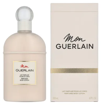 Produktbild von Guerlain Mon, Lotion, Unisex, Feuchtigkeitsspendend, Feuchtigkeitsspendend, Auffrischend, Weichmachend, Universal, 200 ml, Jasmin, Lavendel, Sandelholz, Vanille