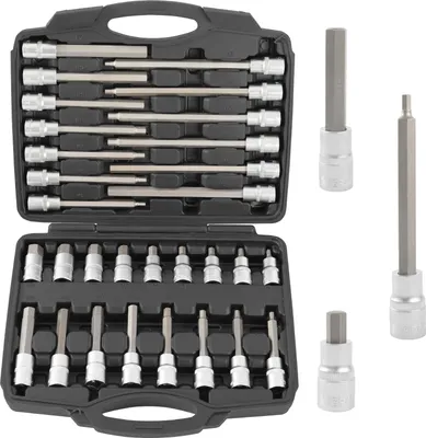 Produktbild von Steckschlüssel Satz Innen Sechskant 1/2", 30-tlg.