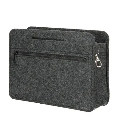 Obrázok produktu pre Bertoni Ekologický plstený organizér do kabelky - štýlový, odolný a praktický doplnok na udržiavanie poriadku 26x18x8 cm antracyt Femina